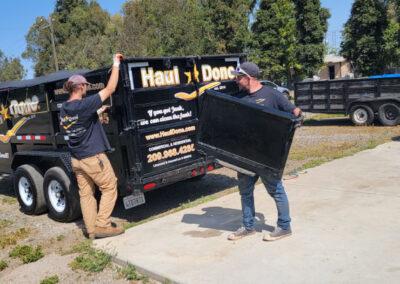 Junk hauling and trash removal in Turlock, CA