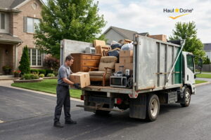 Professional junk removal and hauling services.