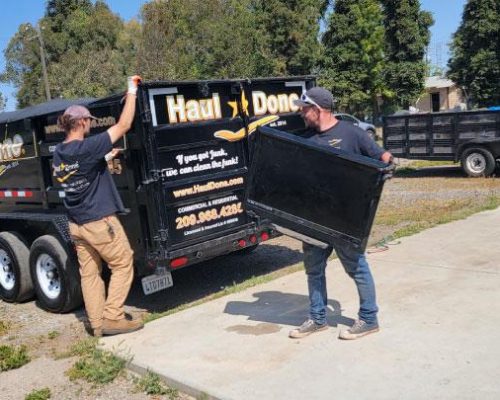 Junk hauling and trash removal in Turlock, CA